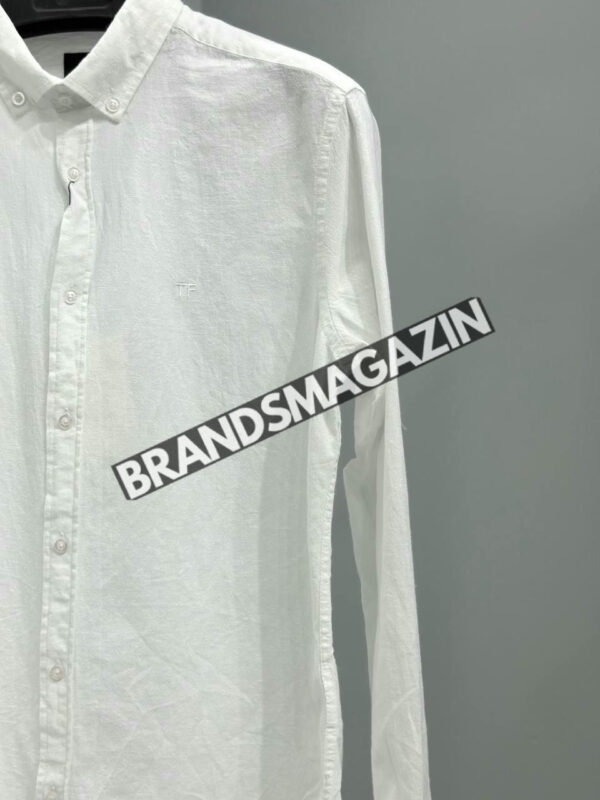 Льняная рубашка Tom Ford BM72075277 3