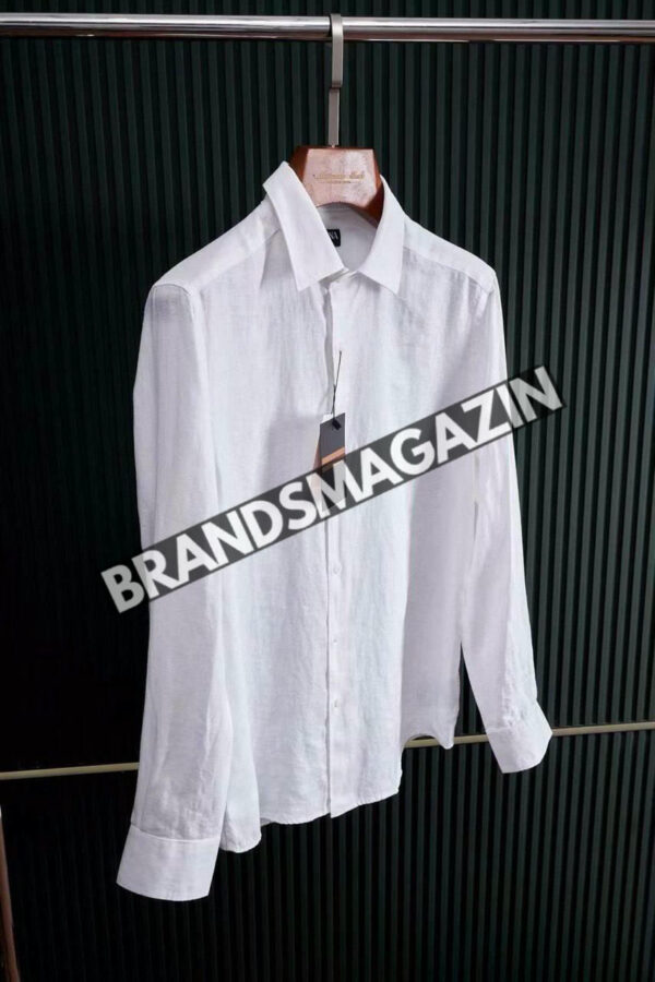 Льняная рубашка Zegna BM69941677
