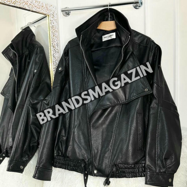 Кожаная куртка Yves Saint Laurent BM46659310577