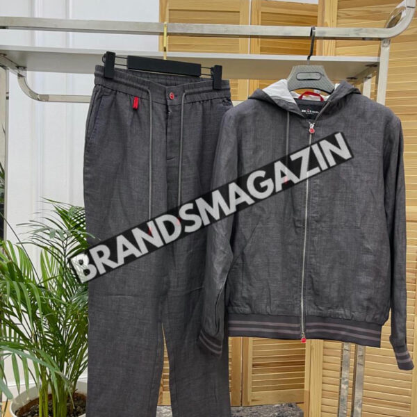 Льняной костюм Kiton BM70043677