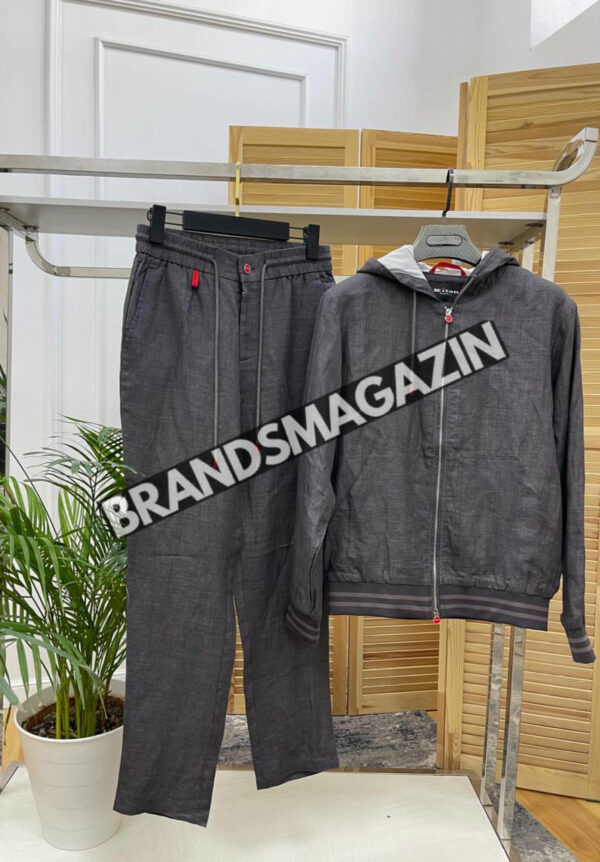 Льняной костюм Kiton BM70043677