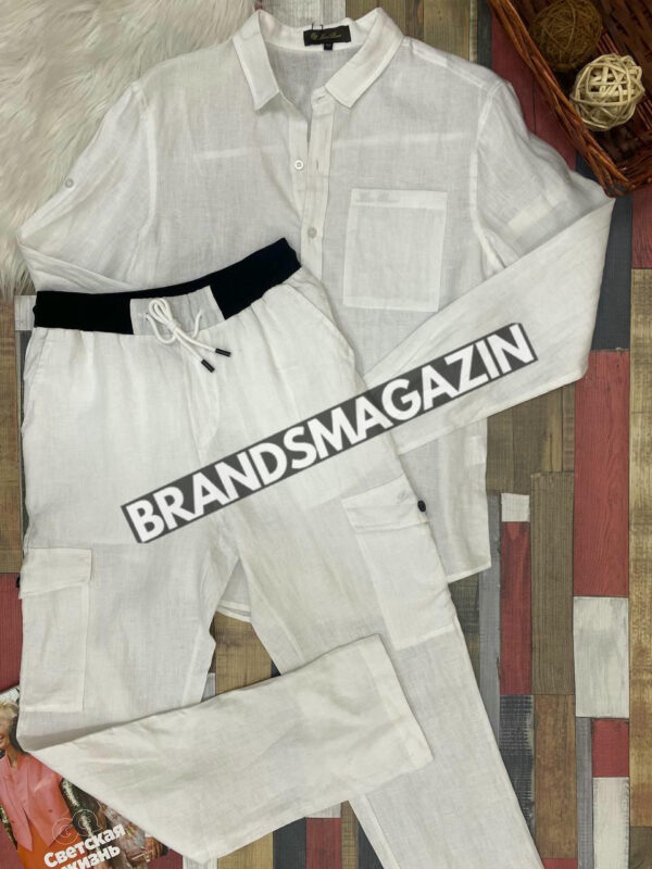 Льняной костюм Loro Piana BM70583977