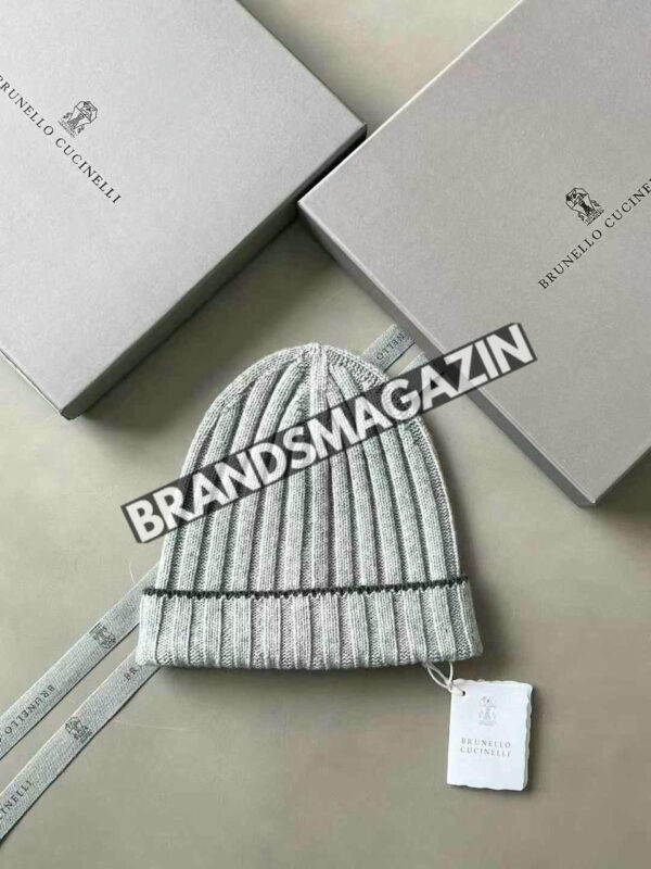 Комплект шапка и шарф Brunello Cucinelli BM46963568677 3
