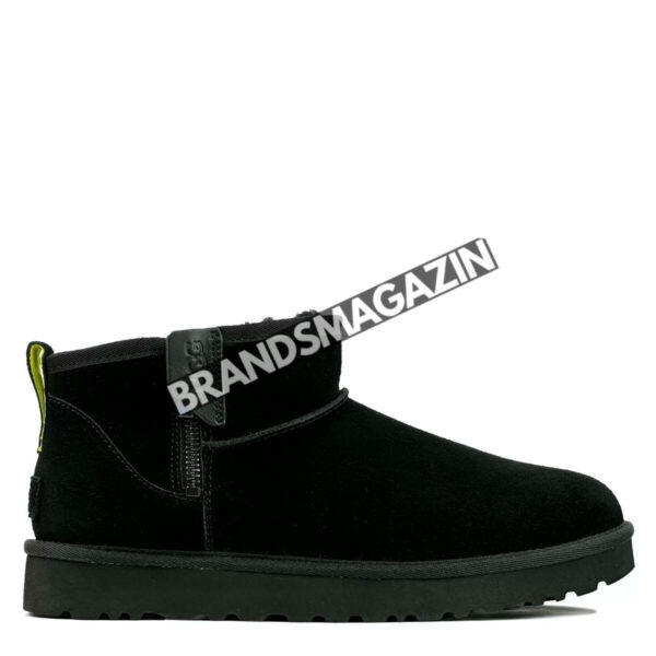 Угги UGG Mens Classic Ultra Mini Zip Boot Black BM46094998577