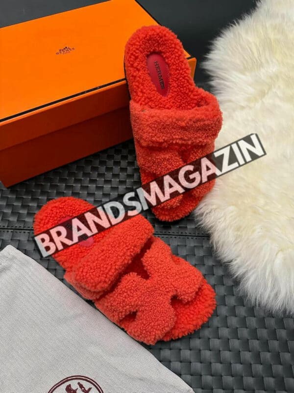 Шлепанцы Hermes BM68760677 3