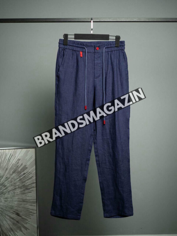 Льняной костюм Kiton BM70741377 7