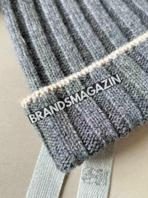 Комплект шапка и шарф Brunello Cucinelli BM46963587377 5