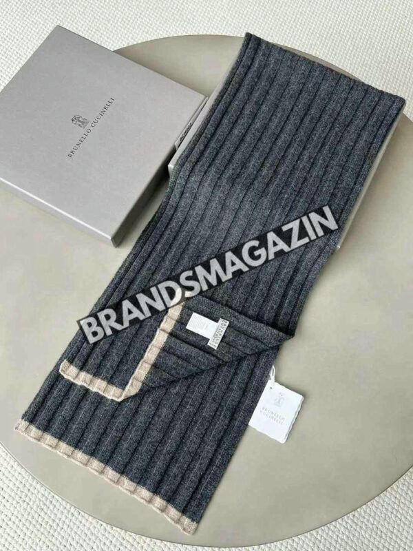 Комплект шапка и шарф Brunello Cucinelli BM46963587377 2