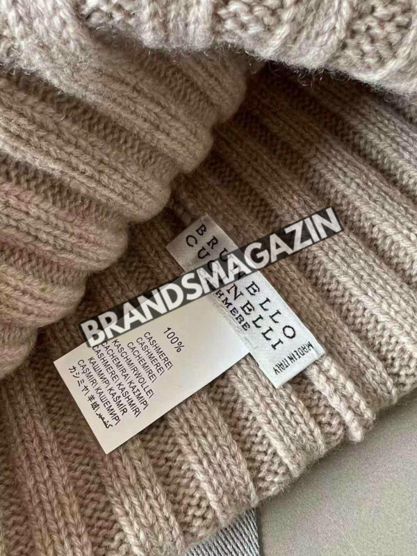 Комплект шапка и шарф Brunello Cucinelli BM46810972177 6