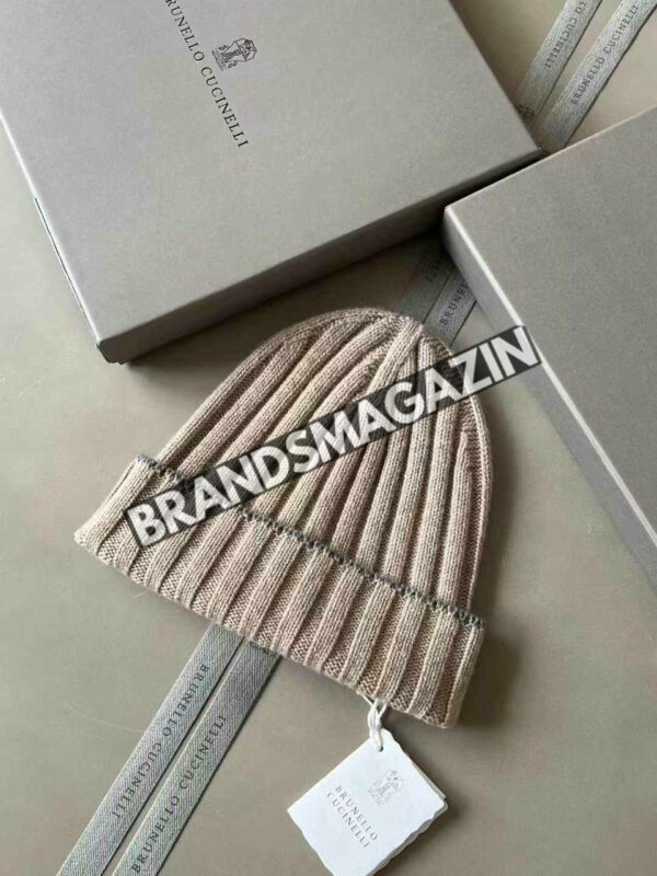 Комплект шапка и шарф Brunello Cucinelli BM46810972177 3