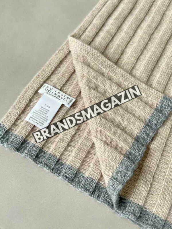 Комплект шапка и шарф Brunello Cucinelli BM46810972177 4