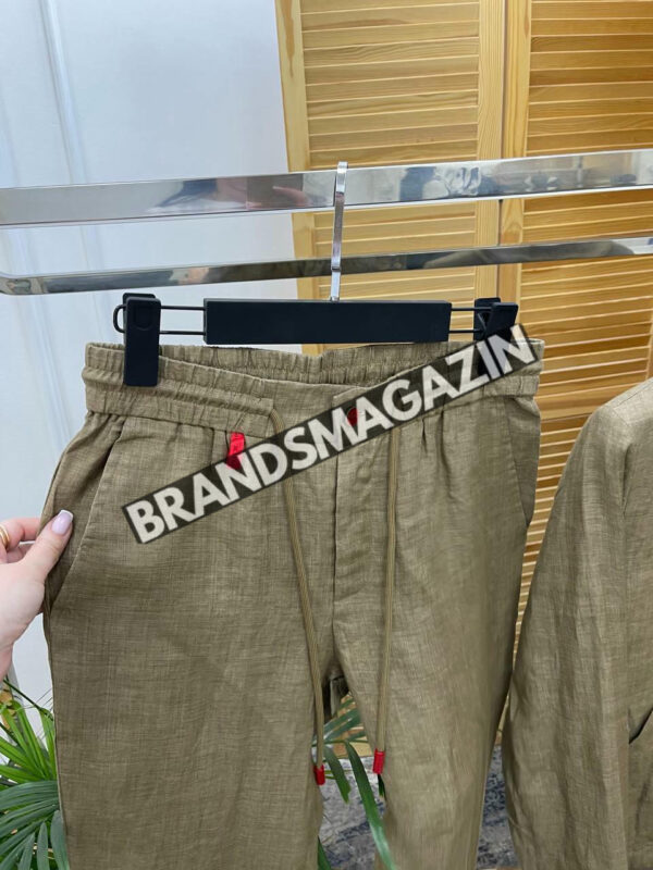 Льняной костюм Kiton BM70043777 2