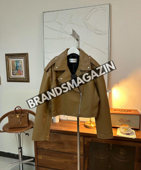 Кожаная куртка Yves Saint Laurent BM45784378877 Кожаная куртка Yves Saint Laurent BM45784378877