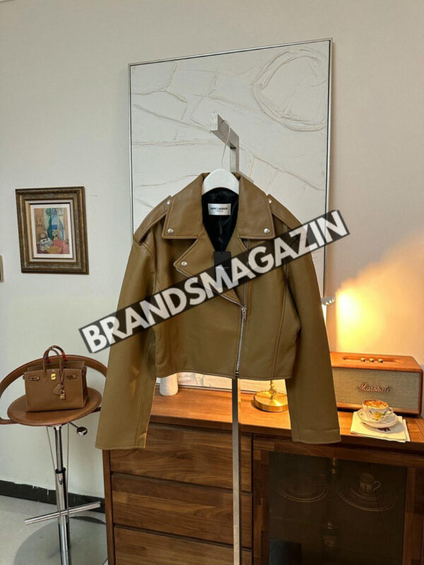 Кожаная куртка Yves Saint Laurent BM45784378877