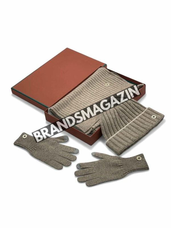 Комплект Loro Piana (шапка + перчатки + шарф) BM46639235677 5