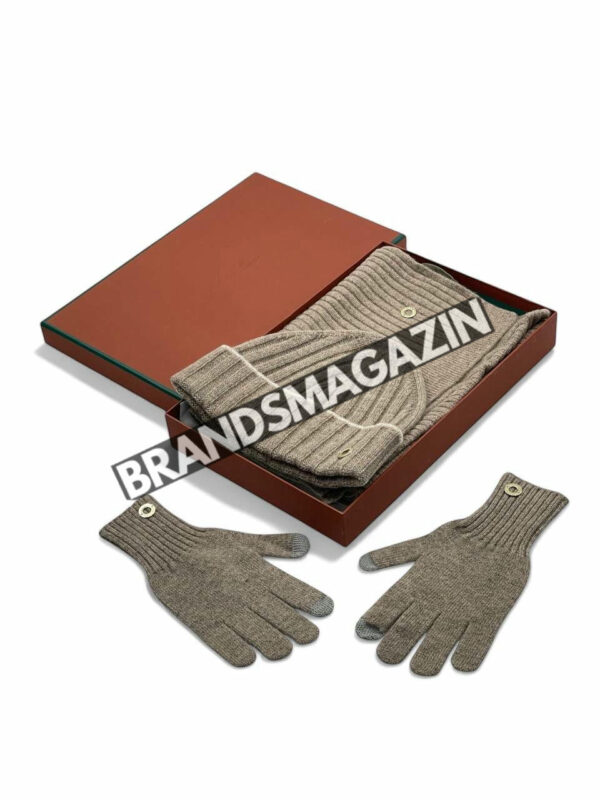 Комплект Loro Piana (шапка + перчатки + шарф) BM46639235677 6