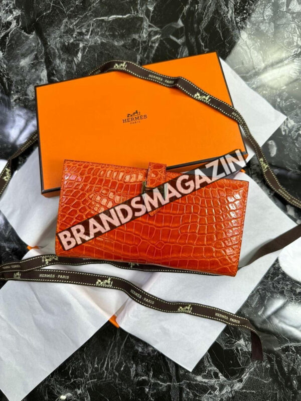 Клатч Hermes из кожи крокодила BM46384243077