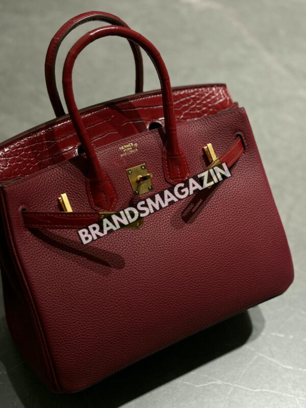 Сумка Hermes из кожи крокодила 25 см BM46807255577 3