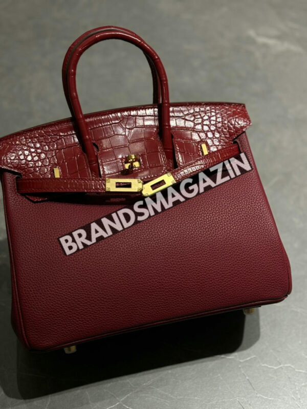 Сумка Hermes из кожи крокодила 25 см BM46807255577 4