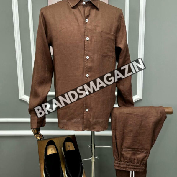 Льняной костюм Loro Piana BM71170277