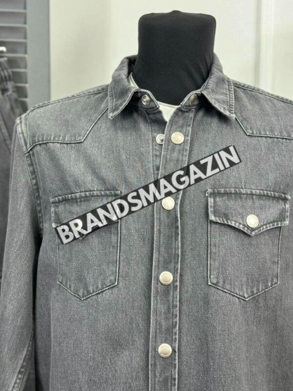 Джинсовый костюм Brunello Cucinelli BM46797762977 4