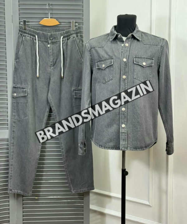 Джинсовый костюм Brunello Cucinelli BM46797762977 Джинсовый костюм Brunello Cucinelli BM46797762977