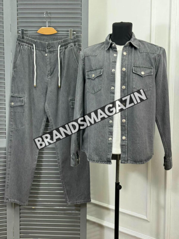 Джинсовый костюм Brunello Cucinelli BM46797762977 2