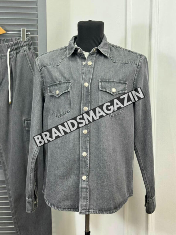 Джинсовый костюм Brunello Cucinelli BM46797762977 3