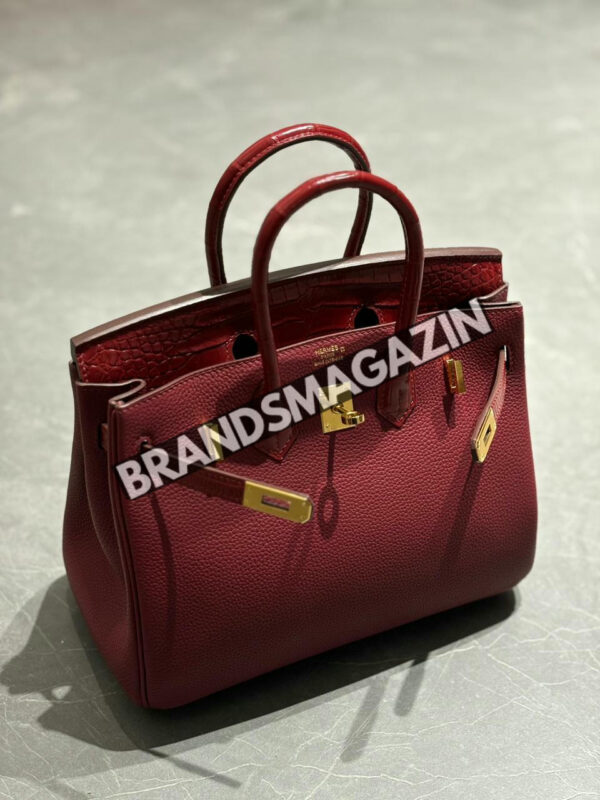 Сумка Hermes из кожи крокодила 25 см BM46807255577 5