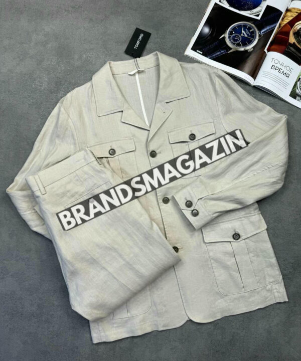 Льняной костюм Tom Ford BM7004377 Льняной костюм Tom Ford BM7004377