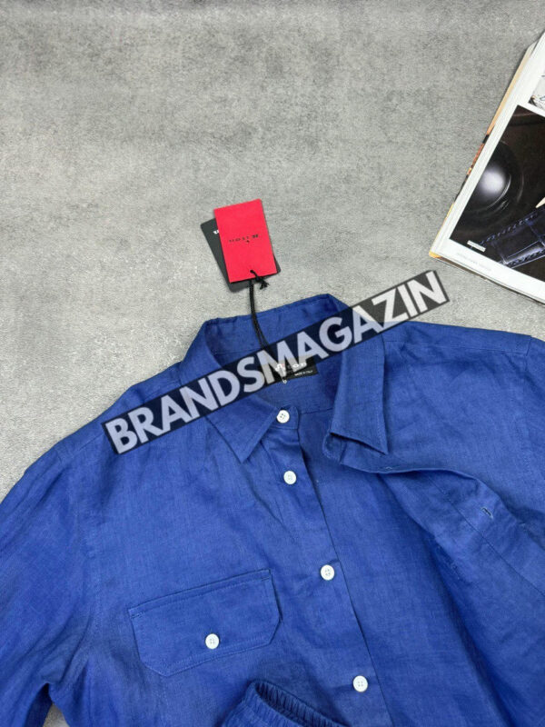 Льняной костюм Kiton BM7043077 4