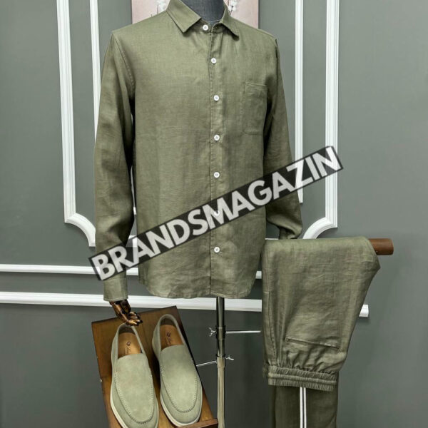 Льняной костюм Loro Piana BM71170377