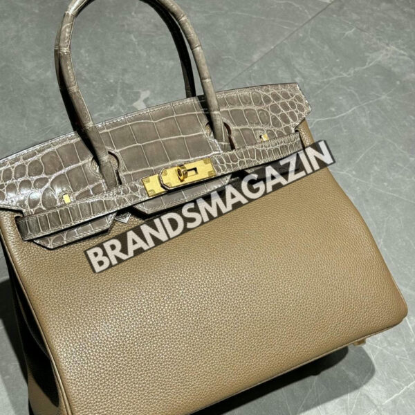 Сумка Hermes из кожи крокодила 30 см BM46807183477