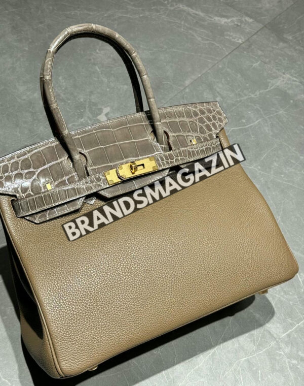 Сумка Hermes из кожи крокодила 30 см BM46807183477