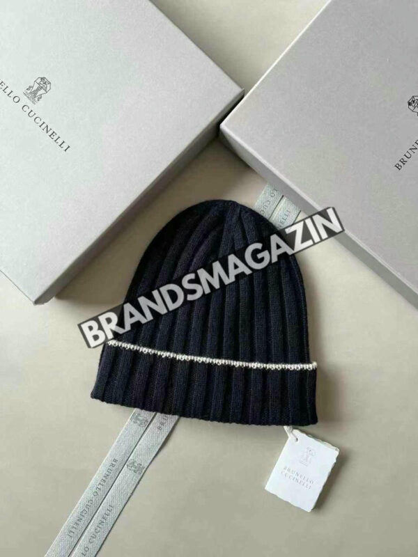 Комплект шапка и шарф Brunello Cucinelli BM46811011477 3