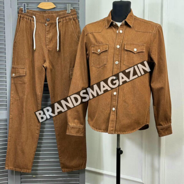 Джинсовый костюм Brunello Cucinelli BM46797766577