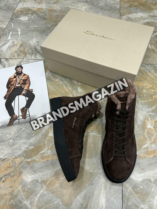 Высокие кеды Santoni BM46905727977 2