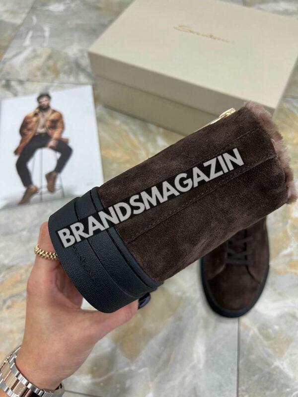 Высокие кеды Santoni BM46905727977 3