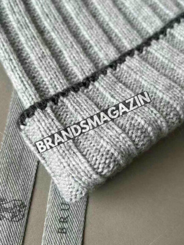Комплект шапка и шарф Brunello Cucinelli BM46811039377 5