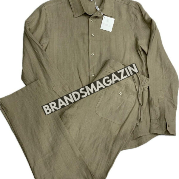 Льняной костюм Brunello Cucinelli BM71795477