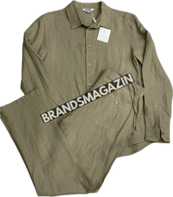 Льняной костюм Brunello Cucinelli BM71795477