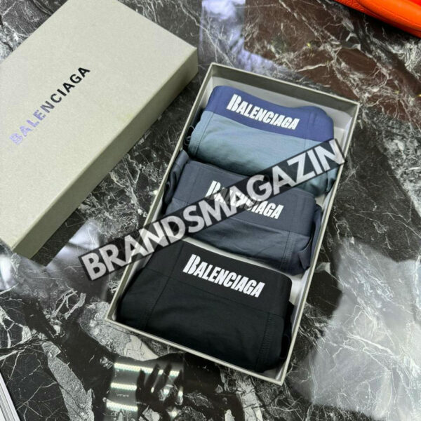 Комплект трусов боксеры Balenciaga BM69376177