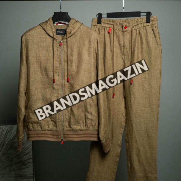 Льняной костюм Kiton BM70741677