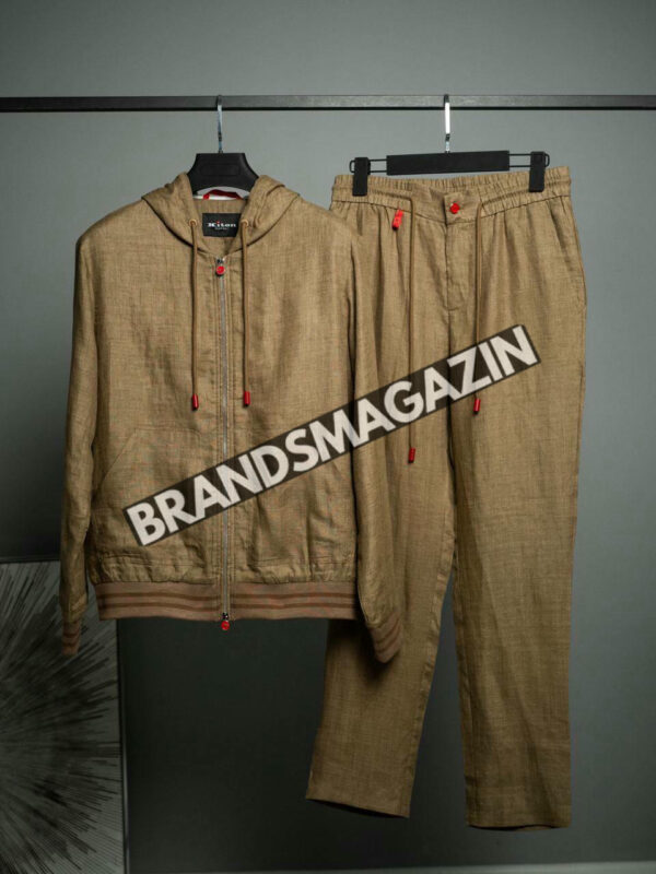 Льняной костюм Kiton BM70741677