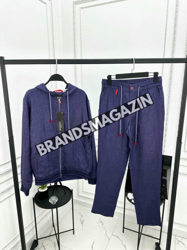 Льняной костюм Kiton BM70451077