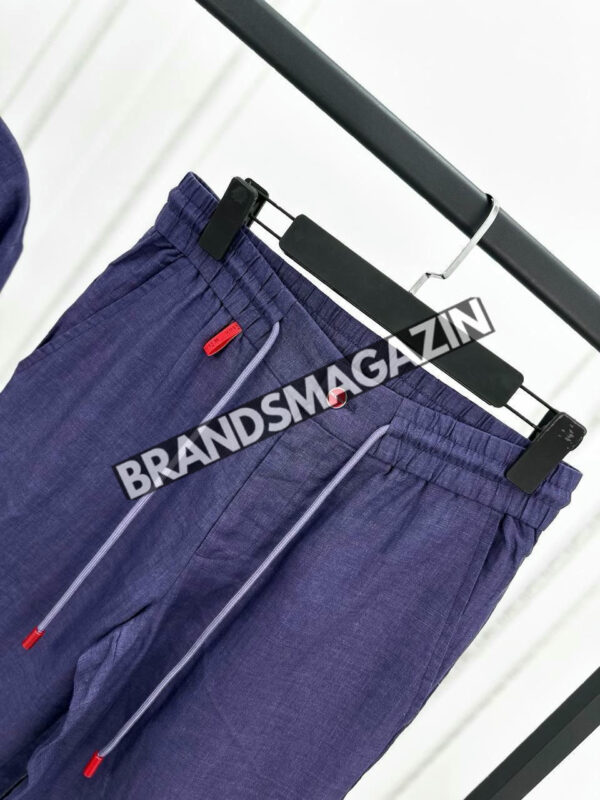 Льняной костюм Kiton BM70451077 3