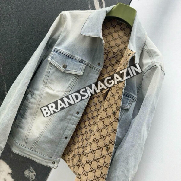Двусторонняя джинсовка Gucci BM47588977777 8