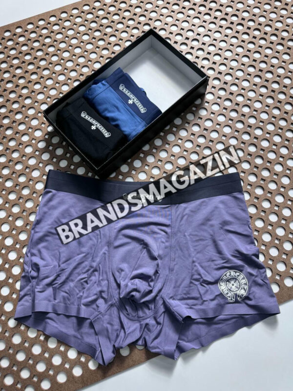 Комплект трусов боксеры Chrome Hearts BM7387177 2