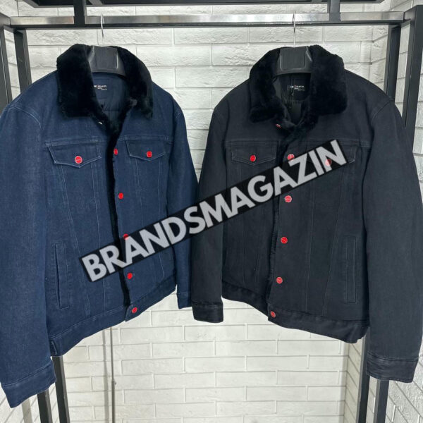 Джинсовый пуховик Kiton BM46415467077