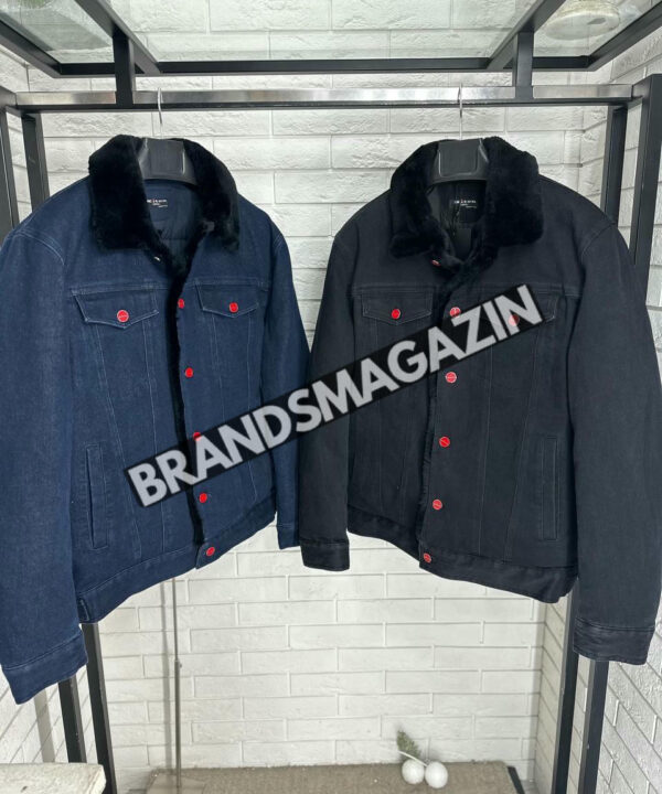 Джинсовый пуховик Kiton BM46415467077 Джинсовый пуховик Kiton BM46415467077